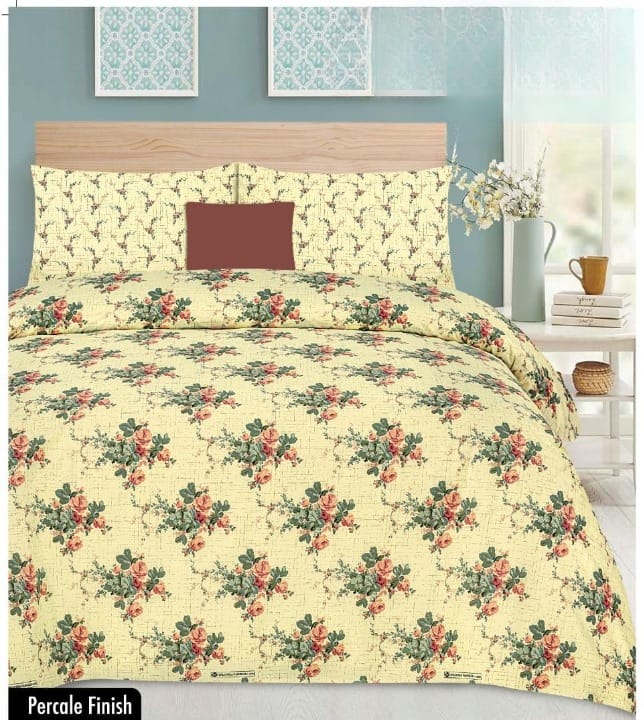 Yallow tulip- Bedsheet Set